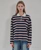 MALOUPE 5108 Striped Polo Shirt (Navy)