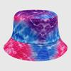 Neutral Summer Tie Dye Printed Fisherman Hat Outdoor Breathable Hat Sunshade