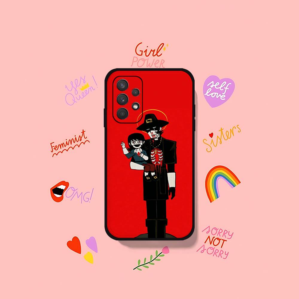 Cool H-Haunted Hotel Phone Case For Samsung Galaxy S25 S24 S23 S22 S21 FE Plus Ultra A13 A20 A32 A70 Black Cover