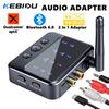KEBIDU Bluetooth 6.0 Receiver Transmitter AptX-Adaptive 2-in-1 Audio Adapter AD/HD/LL AAC SBC Low Latency Music Wireless Adapter 6