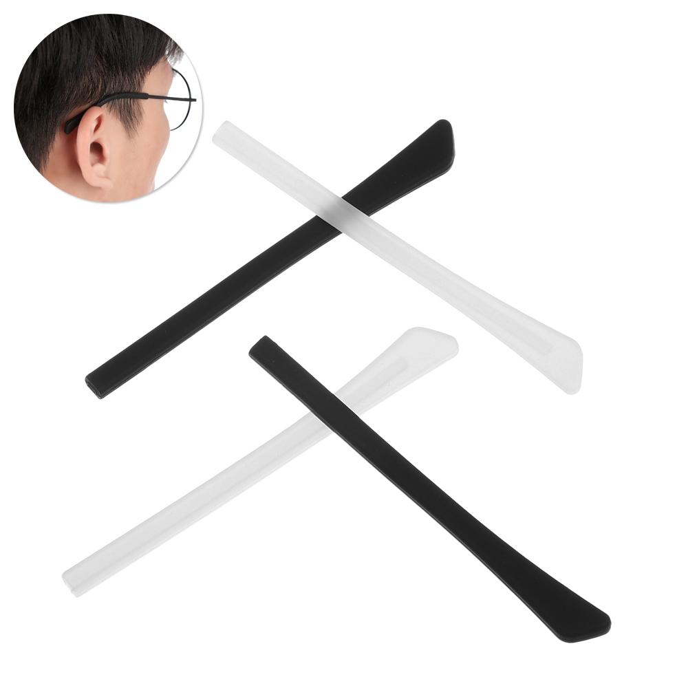 4 Pairs Outdoor Glasses Accessory Silicone Anti Slip Ear Hook Eyewear Slip Sets Spectacle Leg Sets Sunglasses Temple Tip Holder
