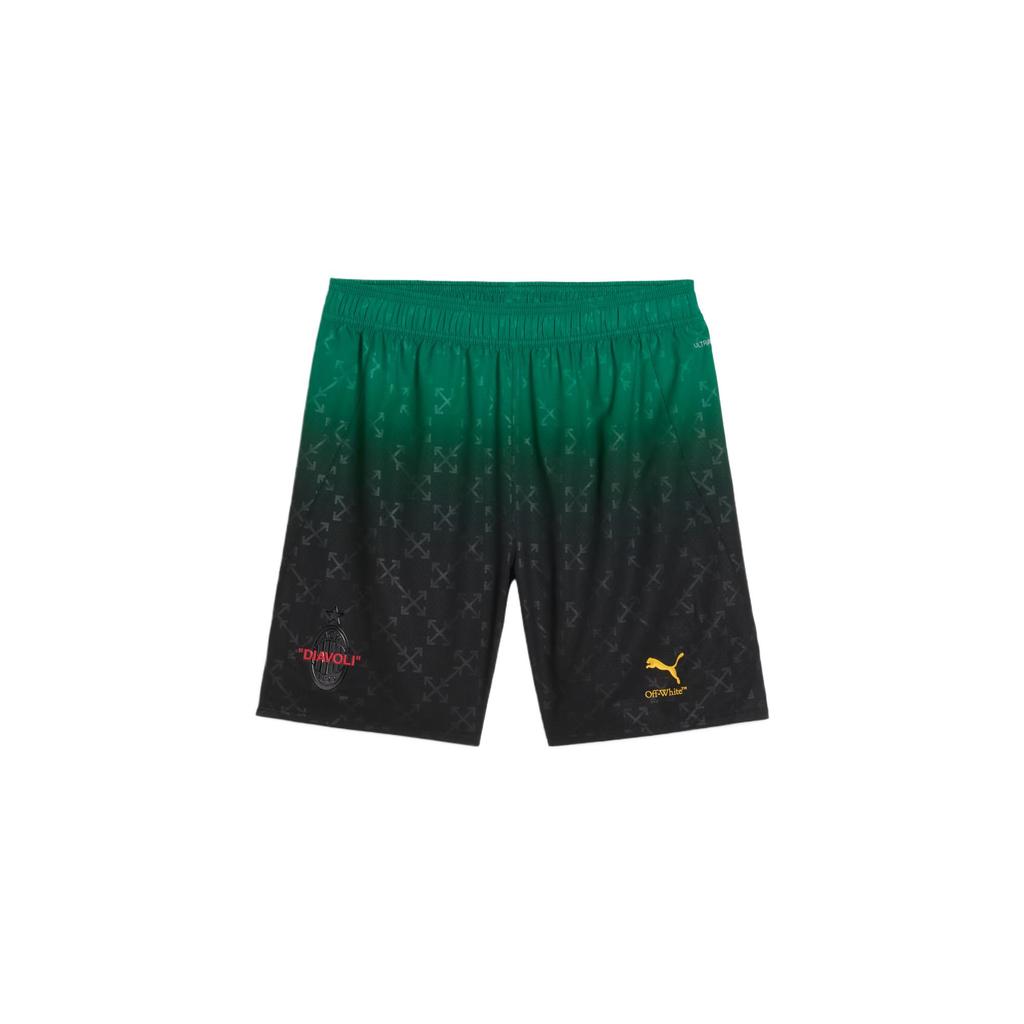 Puma X Off-White Milan Comfortable Skin-Friendly Soft Casual Shorts Men shorts Dynamic-Green 783002-01