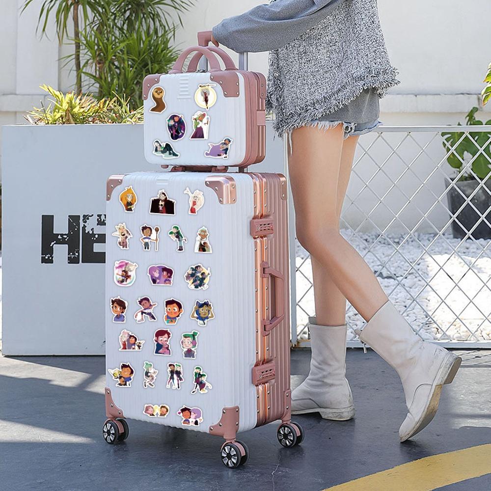10/50Pcs Cartoon Animated The Owl House Stickers Graffiti Stickers for DIY Luggage Laptop Skateboard Motorcycle Bicycle Stickers