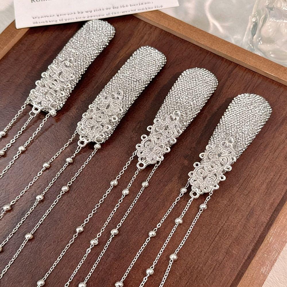 1Pcs/1Pair Retro Tassel Hair Clip Ethnic Style Waterfall Fringe Hairclip Wedding Party Jewelry