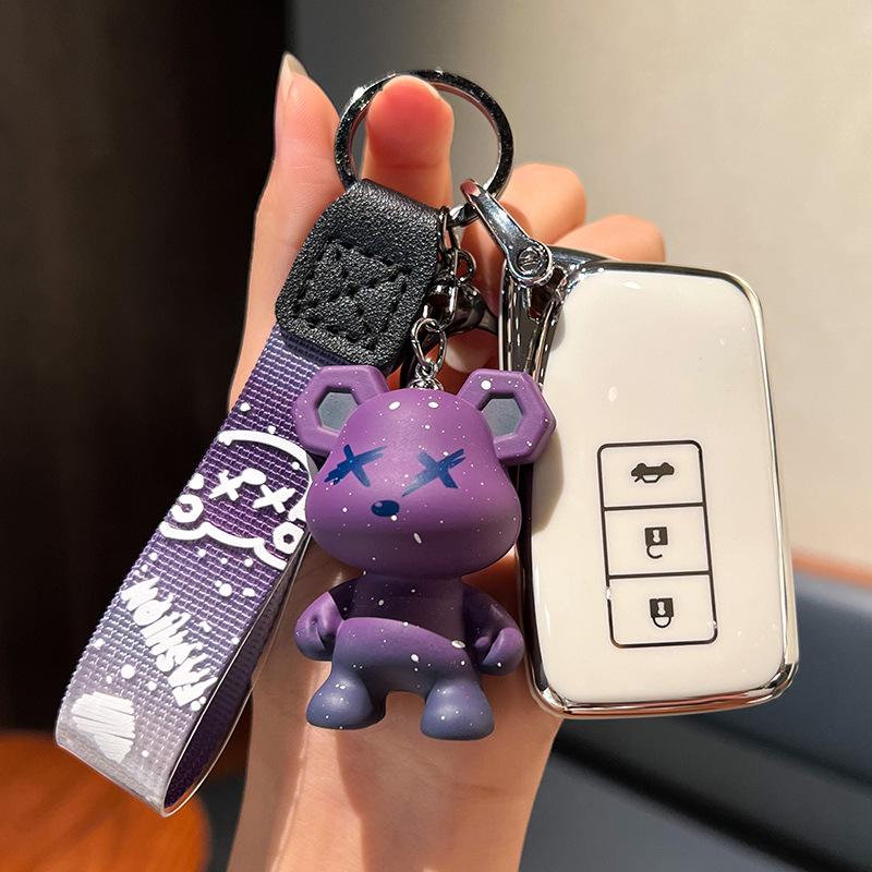 Lexus Key Case for UX260H, ES200, RX, NX, LX - Women's Car Key Bag Shell & Buckle