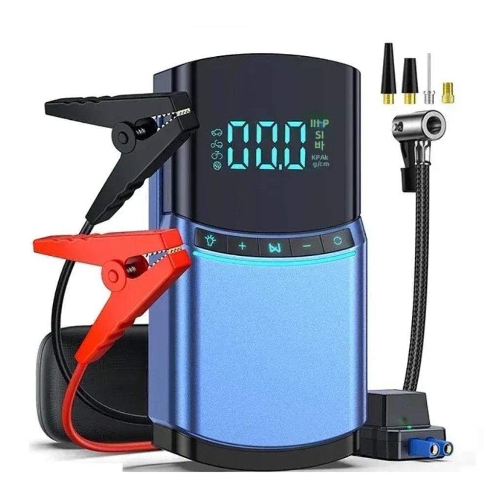 PAIVIROKU 150PSI Air Pump with Jump Starter Power Bank 3000A Car Battery Starter Booster & Tire Inflatable Compressor ,LED Light BN03
