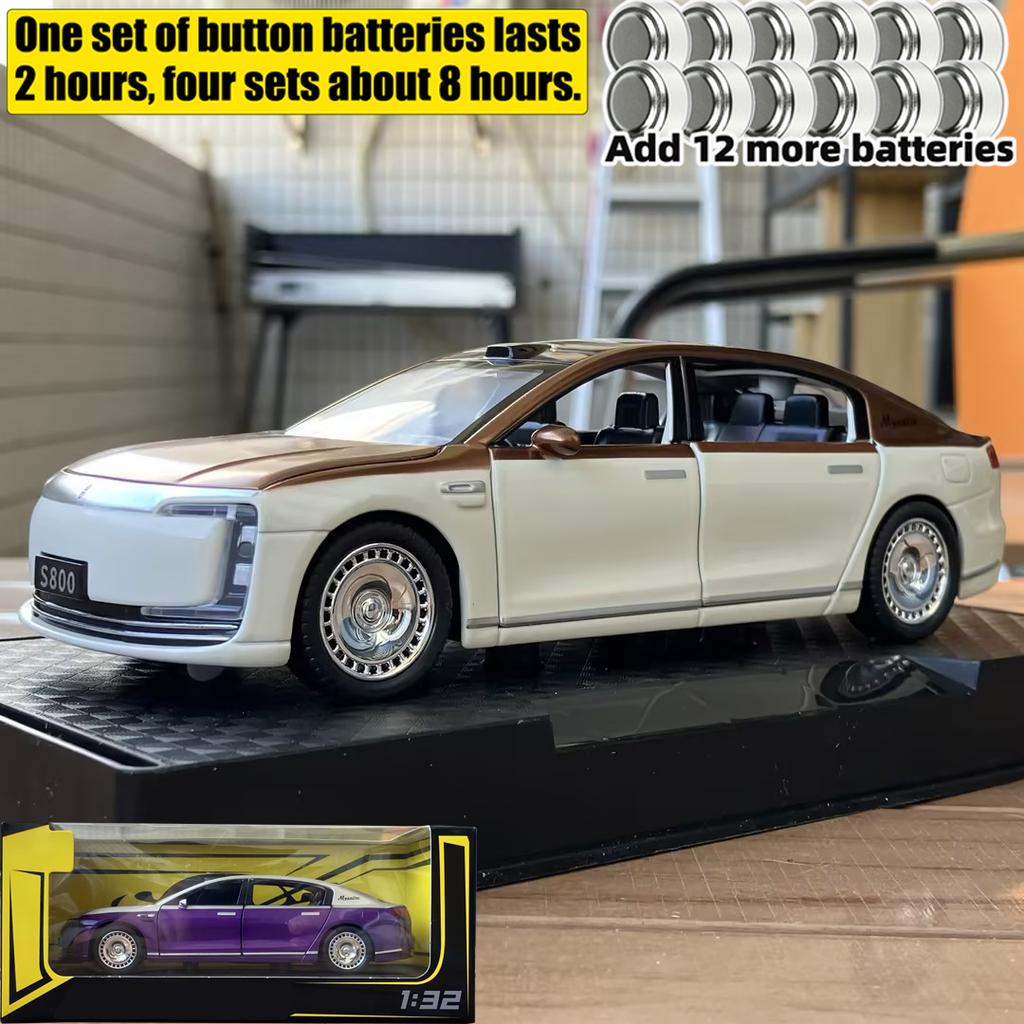 1:32 MAEXTRO S800 Luxusní auto Slitina Kov Odlitek Model auta Vysoká simulace Domov Trendy Ozdoby Sbírka Hobby Dárky Děti