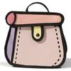 Two-dimensional Animation Girl Heart Cute Cake Bag New Chain Messenger Bag Light Small Bag Female