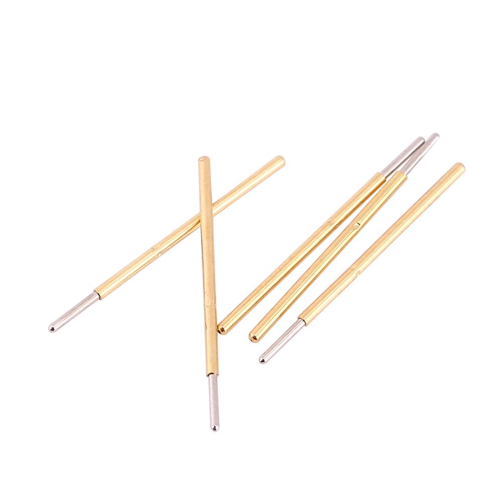 100pcs P50 J1 Dia 0.68mm Length 16mm Spring Test Probe Round Head Pin for PCB Testing