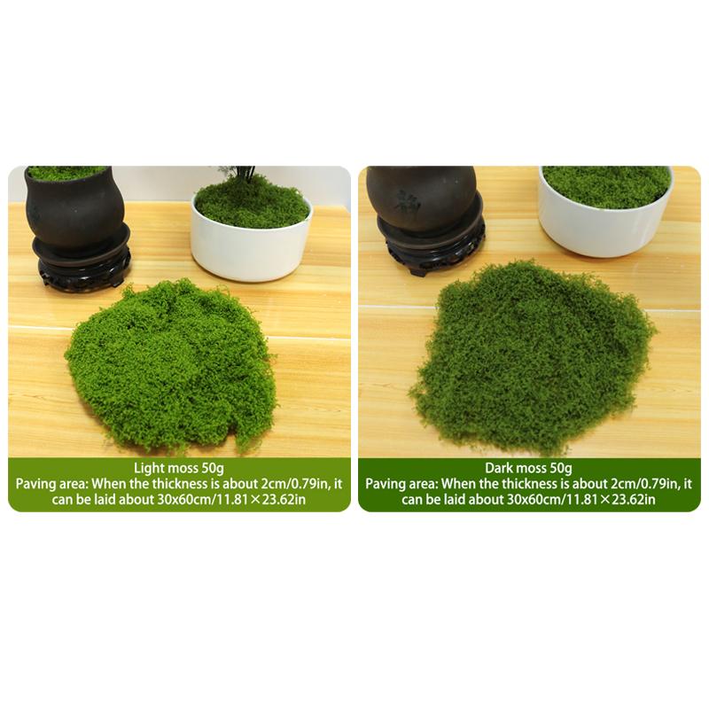50 г искусственный мох DIY поделки трава искусственный мох искусственный консервированный мох зеленые растения для дома комната сад декор мини ландшафт искусственная трава