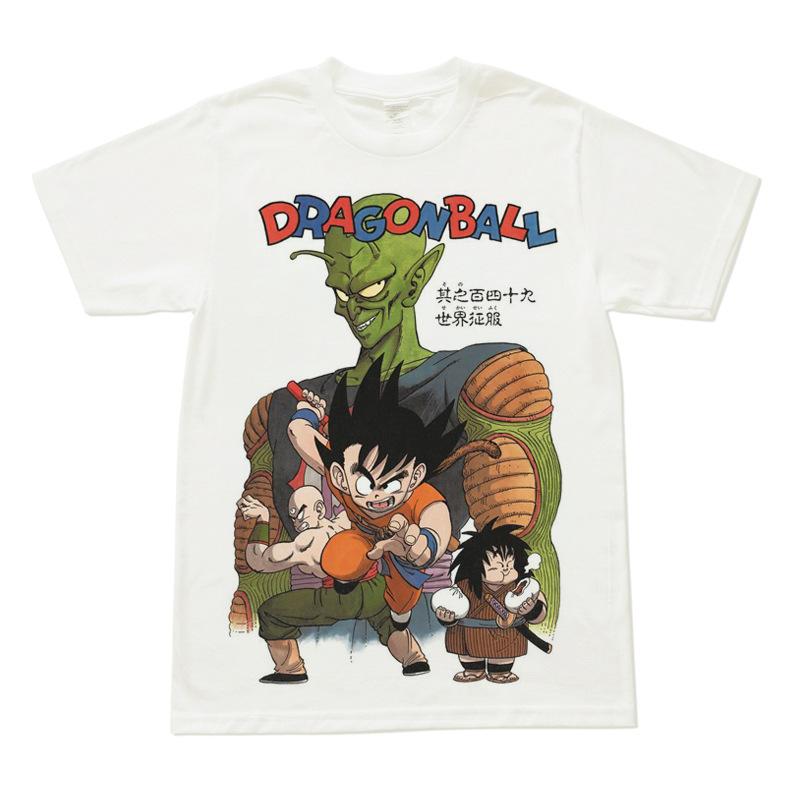 Dragon Ball Anime Harajuku Print T Shirt Figure Son Goku Cosplay T Shirt Hip Hop  Streetwear Men Clothing Tee Tops