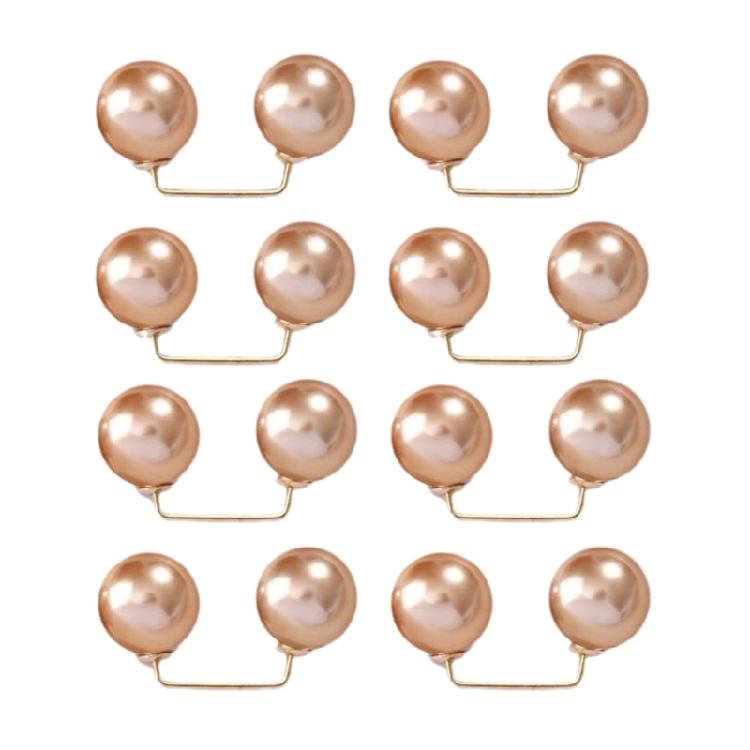 8Pcs Artificial Pearls Clothing Pin Jeans Waist Tighteners Pin Dress Safety Pin Cardigan Safetp Pin Shawl Sweater Clip