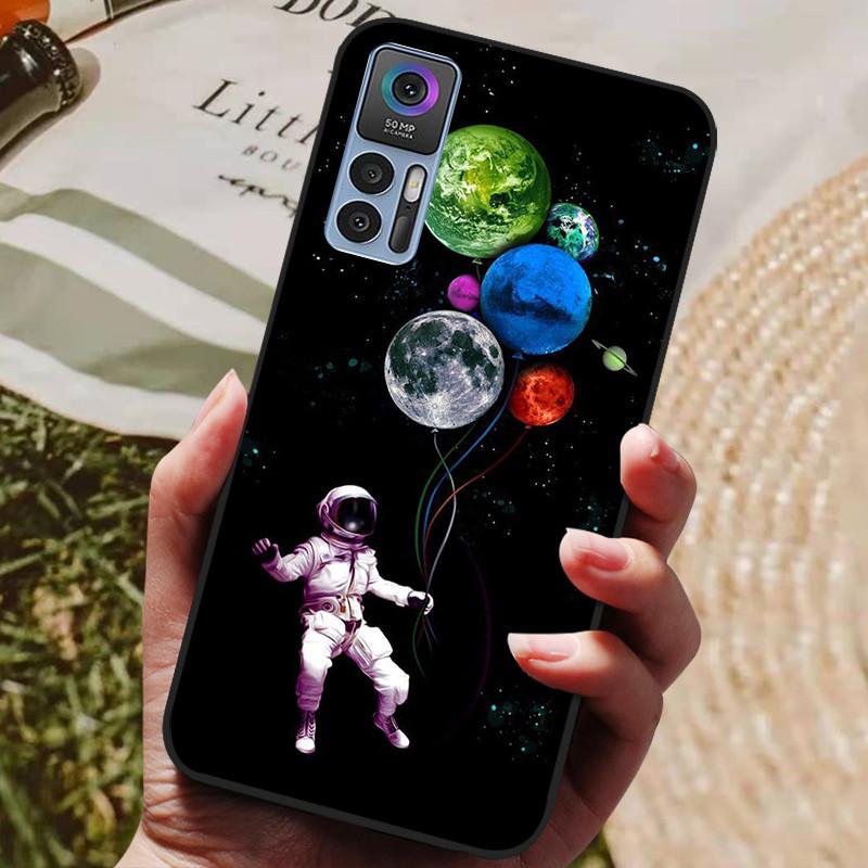 For TCL 30 Plus Case T676K T676J Cover Wolf Lion Shockproof Phone Cases For TCL 30 5G T776H Black Silicone For TCL30 30 Cover