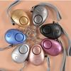 Portable High Volume Anti Wolf Self Defense Alarm LED Light Keychain Safety Device for Women Girls Emergency 130dB