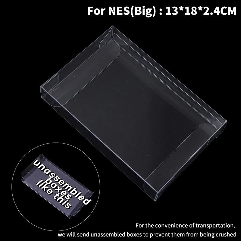 Transparent Cartridge Protective Case Cover For GB GBA GBC SNES N64 NES NGPC Switch Clear Protector Box