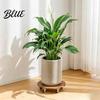 Stable Plant Dolly for Farm Round Wood Caddy with Wheels Heavy Duty Rolling Stand Stoneware Vat Mover Lawn Casters Movable Flower Pot Indoor Outdoor