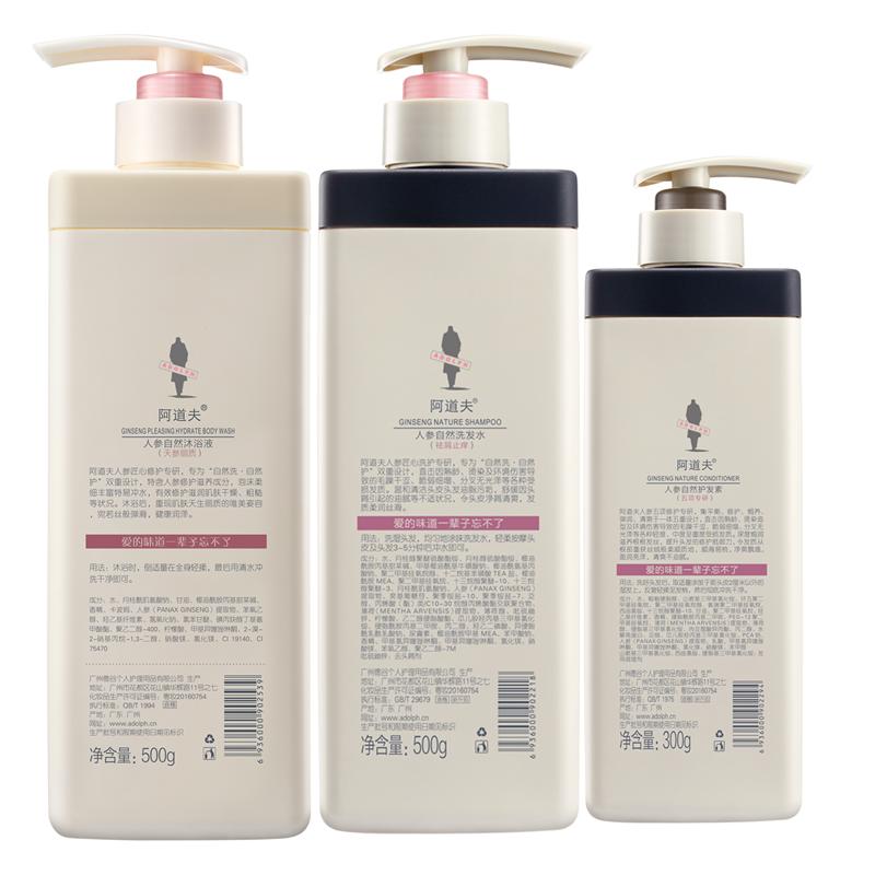 Adolph Ginseng Fragrance Hair Care Set