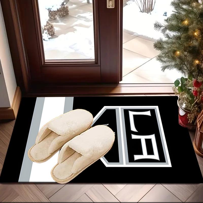 Angeles King Crest Bereichsteppich Geeignet für Innen und Außen, Teppiche für Küchen, Häuser, Büros, Wohnzimmer, Heimdekoration, Weihnachtsgeschenk