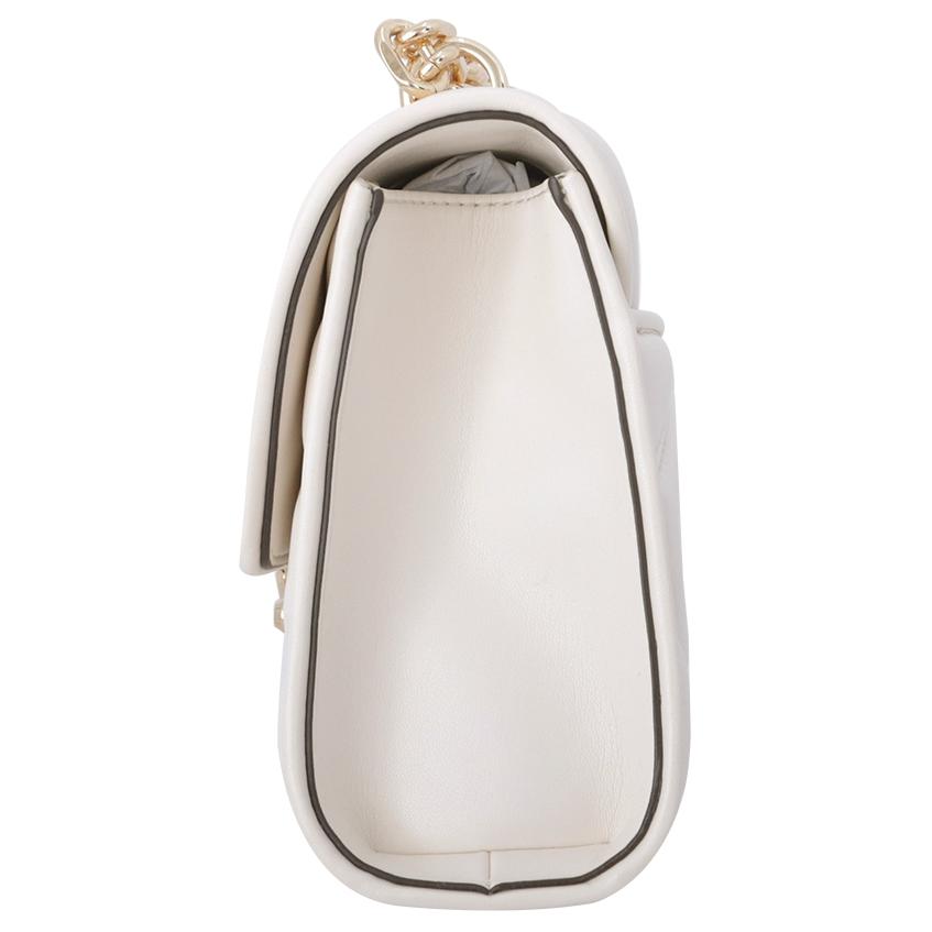 New MICHAEL KORS Artificial Leather Envelope Bag, Crossbody Bag Medium Women's White 35S2GNRL2U-085