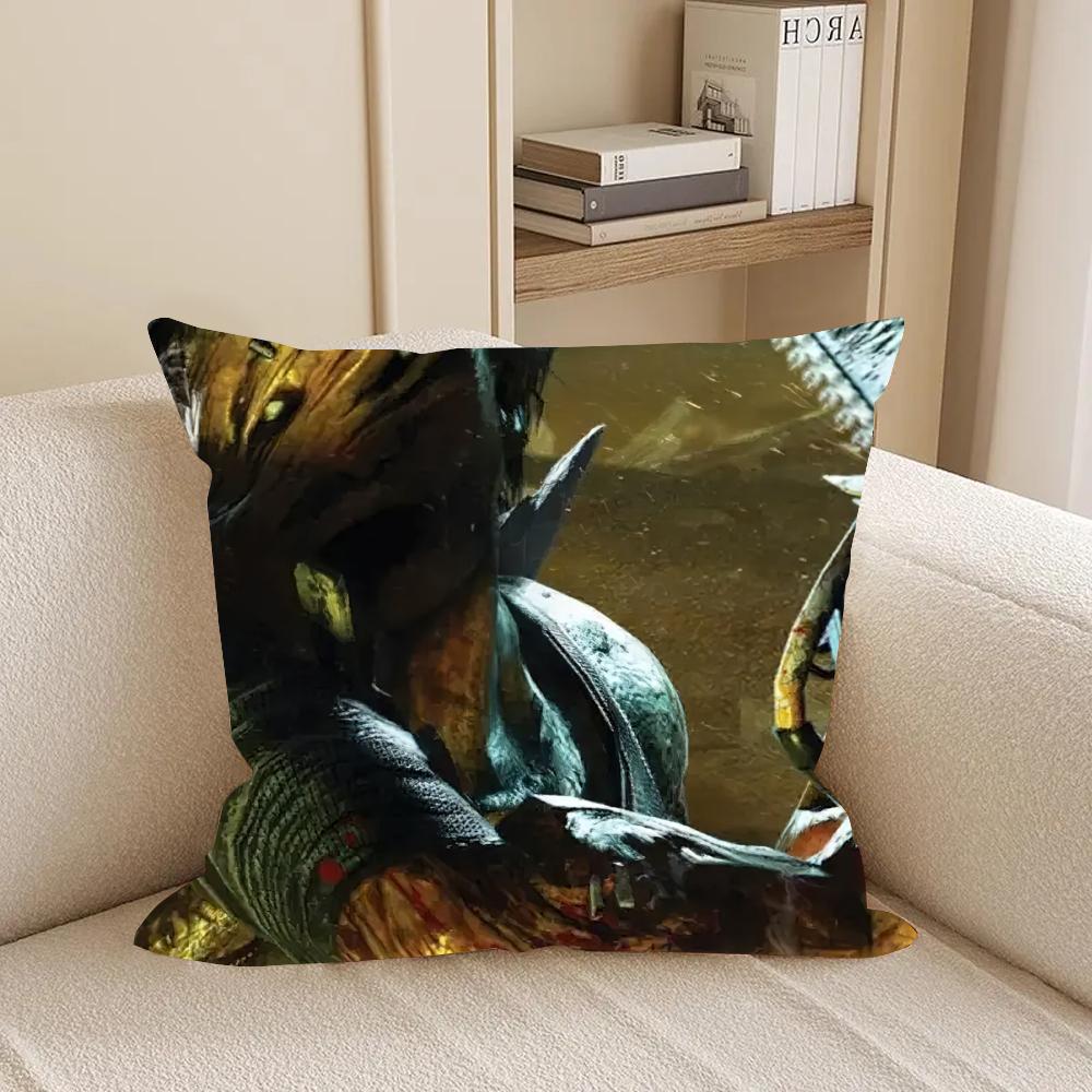 Game D-Dead By D-Daylight Terror Survival Pillow Case Cover Square Room Sofa With For Home Use Plush Cute Cushion