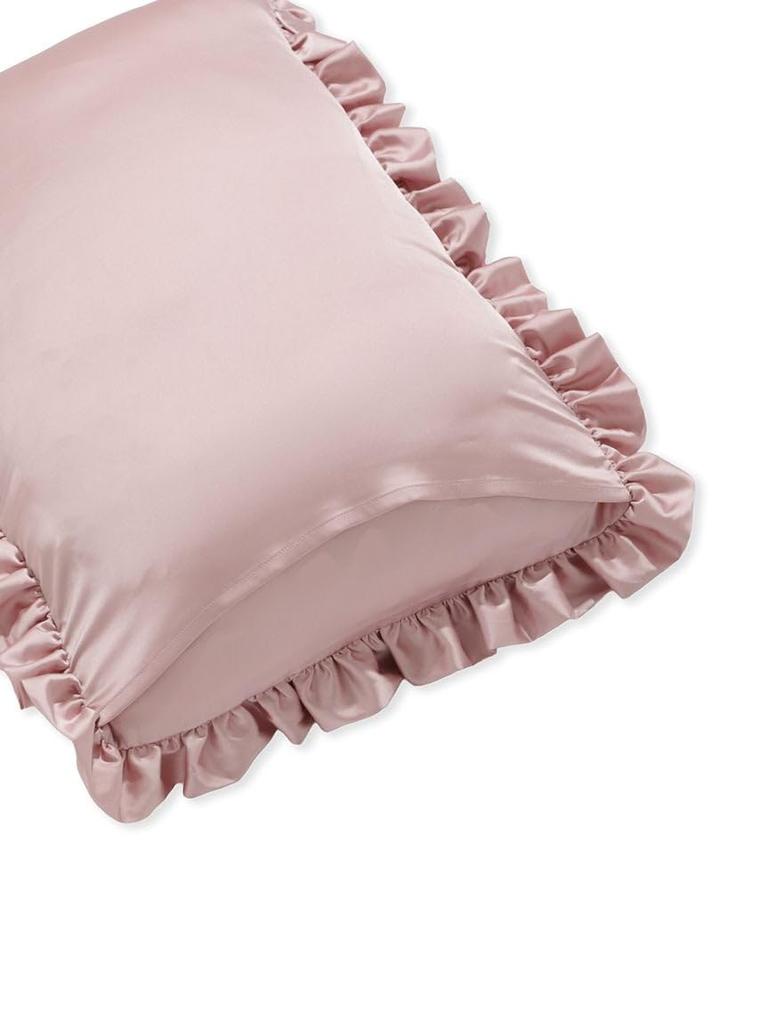Gelato Pique Sleep Embroidered Pillowcase with Size F (PSGG255836) Package, Women's, Pink,