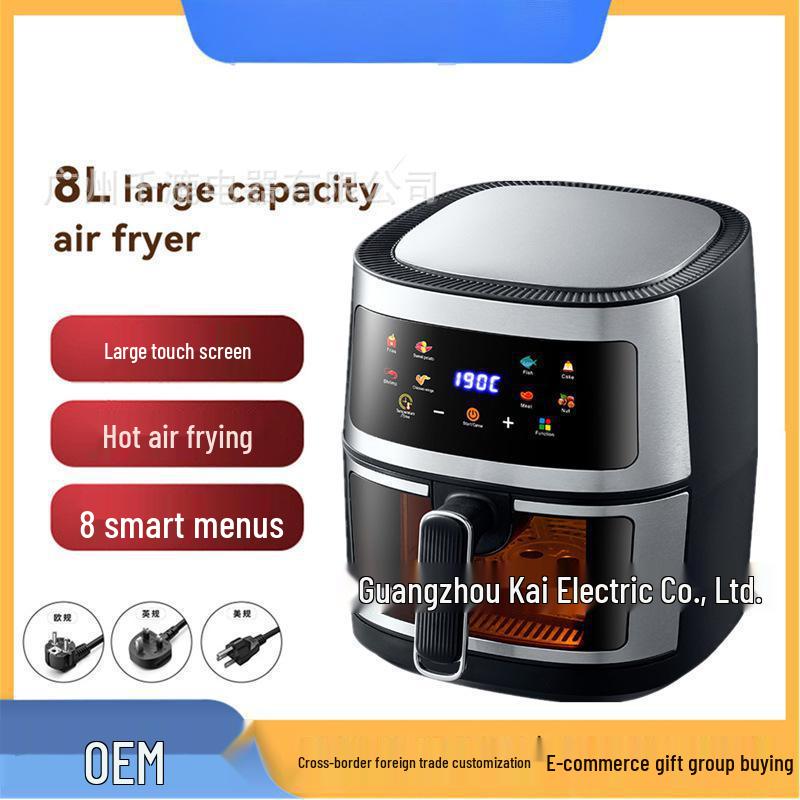 110V Air Fryer: European, British, and American Standards - Multifunctional Electric Fryer for Baking & Fries