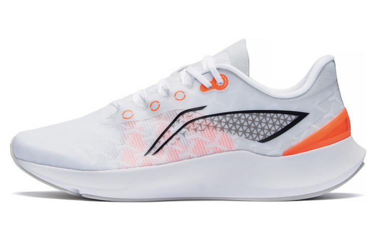 Li Ning Нескользящие износостойкие низкие беговые кроссовки мужские Белые ARBT003-1 40