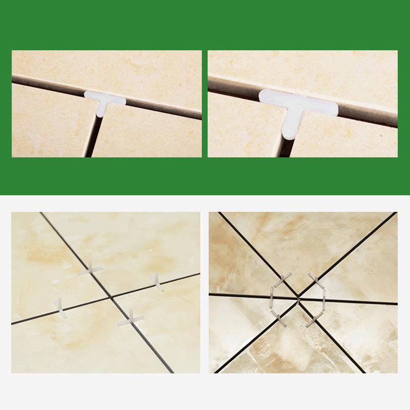 500Pcs 1/1.5/2/2.5/3/5/Mm Plastic Cross Ceramic Tile Leveling System Clips Spacer Ceramic Floor Construction Tools