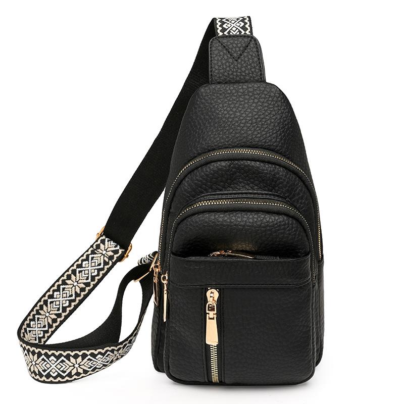 

Женская сумка через плечо, мягкая кожаная нагрудная сумка, винтажная сумка через плечо