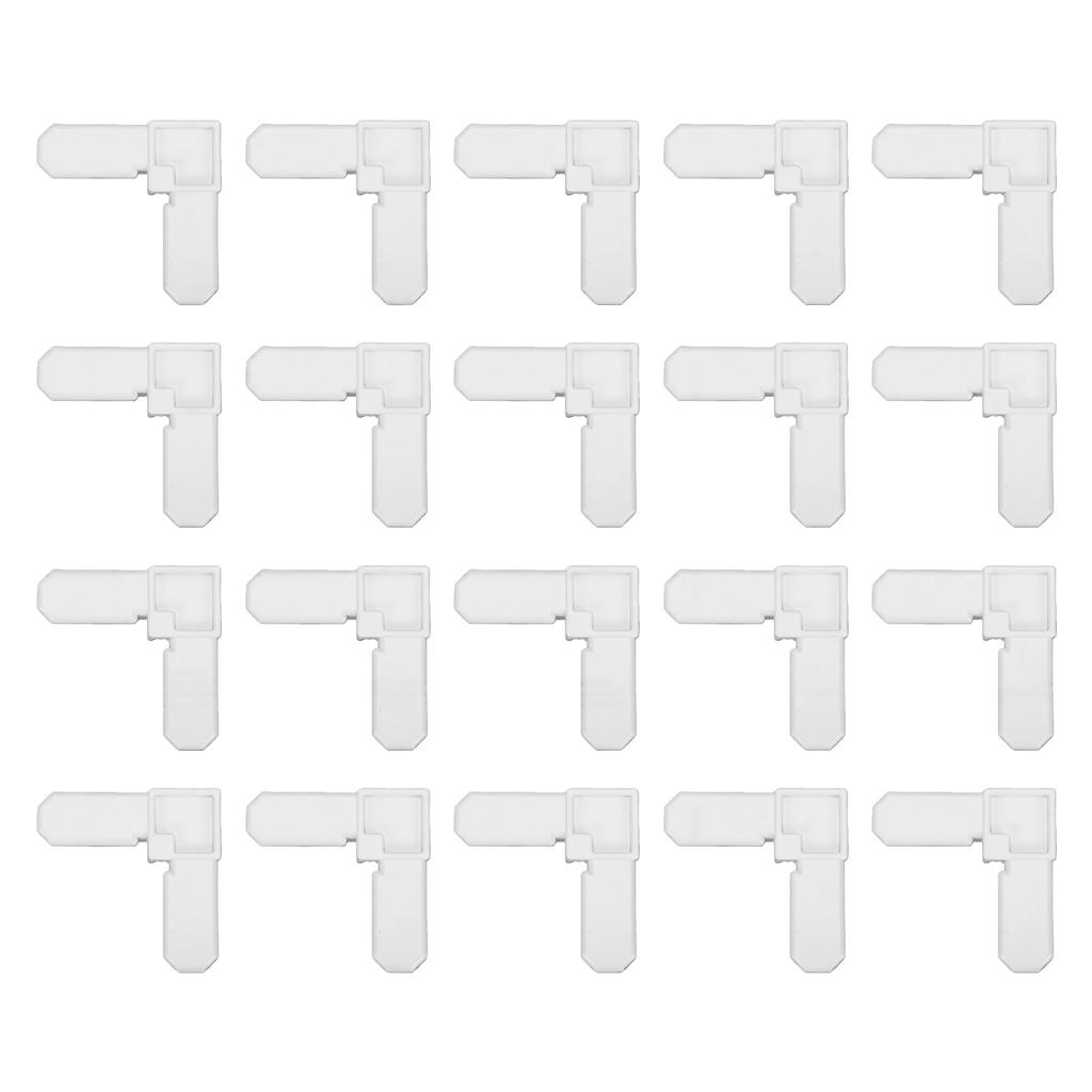 20PCS Plastic Screen Frame Corners Replacement 5 16in X 3 4in Easy Installation for Screen Frame Repair