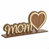 Wooden Mom Photo Frame Personalized Gift Heart Layered Design Mother's Appreciation