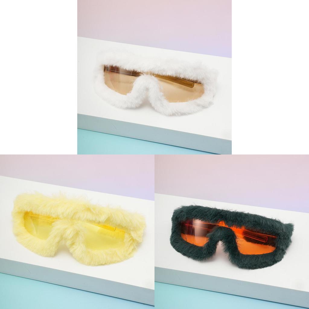 Trendy Winter Furry Decor Mirror With Pc Material And Unisex Style For Home Or Gift