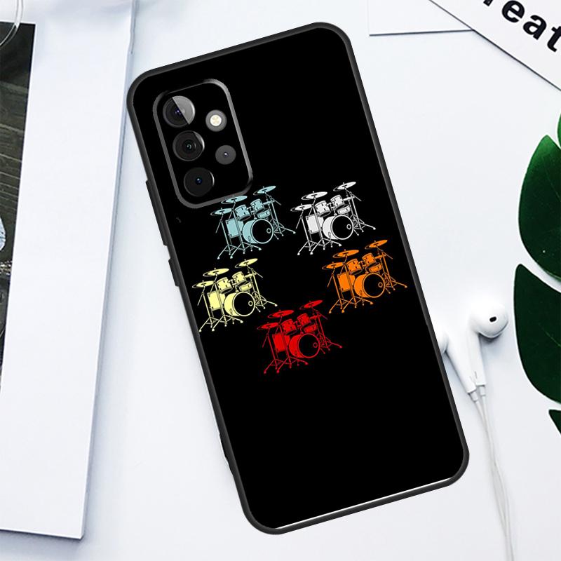 Drum Drummer Music DJ For Samsung Galaxy A13 A53 A33 A54 A34 A14 A55 A35 A15 A05 A06 A16 A22 A32 A52 Phone Case