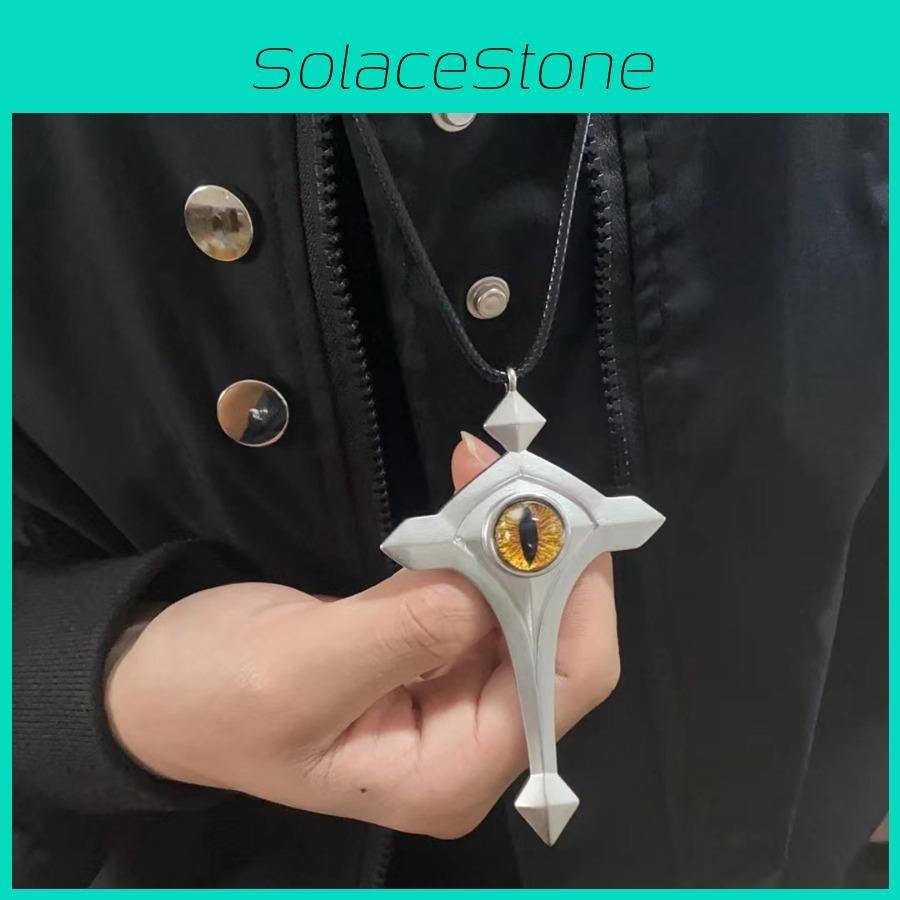 Identity Alva V Lorenz Eye Pendant Necklace With Alloy Geometric For Daily