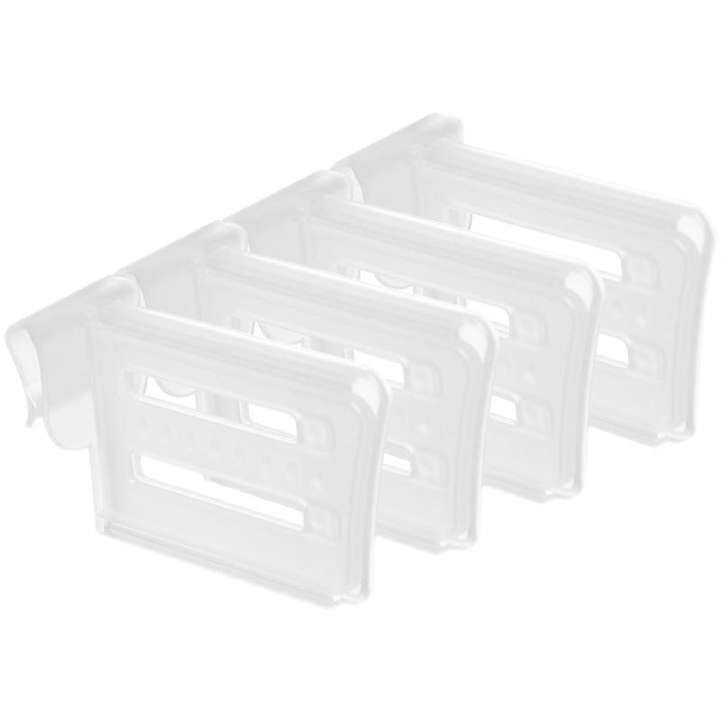 Adjustable Refrigerator Door Organizer: Creative Plastic Divider Board for Home Storage.