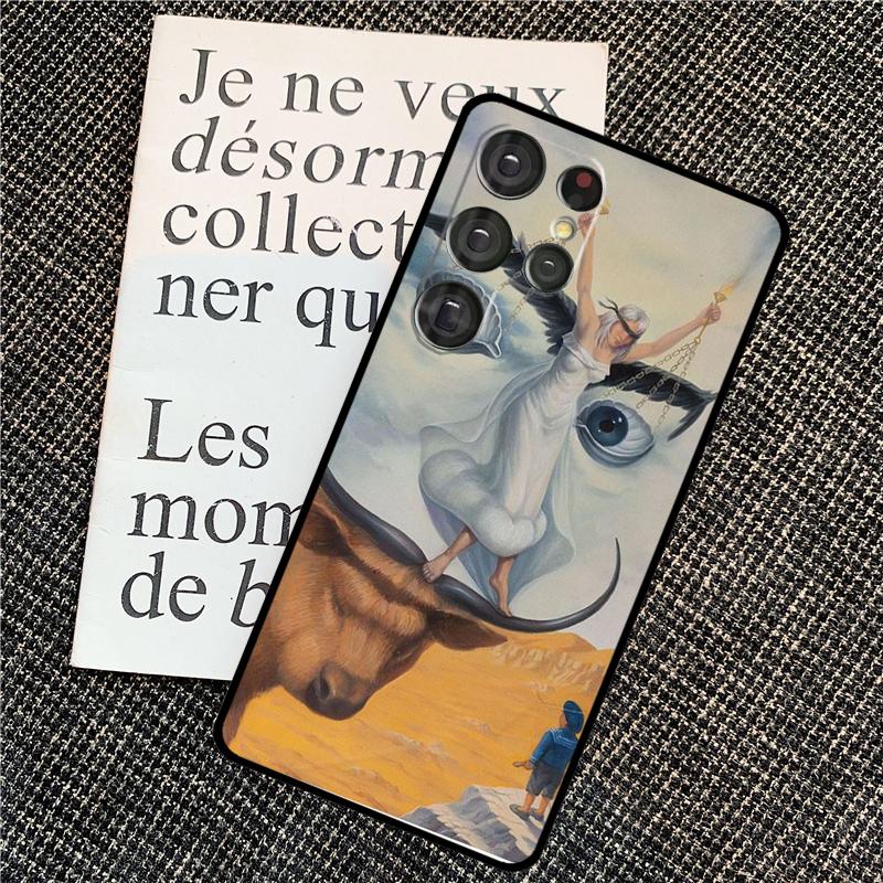 Salvador Dali Art Case For Samsung Galaxy S25 Ultra S20 S21 S22 S23 S24 Ultra S9 S10 Plus S25 FE Back Cover