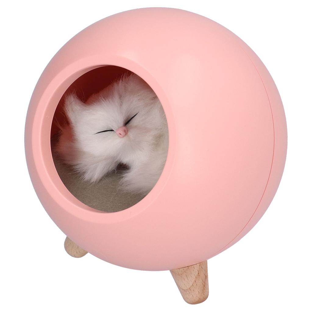Cute Cat Touch Led Night Light Portable Rechargeable Cat House LED Night Light for Bedroom