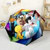 Looney Tunes Characters Portable Automatic Umbrella Compact 8-Rib Design Compact Design All-Season Travel Outdoor Accessory