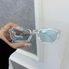 Vintage Women Fashion Square Sunglasses Retro Black Sun Glasses Female Male Eyewear Oculos
