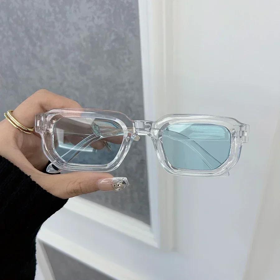 Vintage Women Fashion Square Sunglasses Retro Black Sun Glasses Female Male Eyewear Oculos