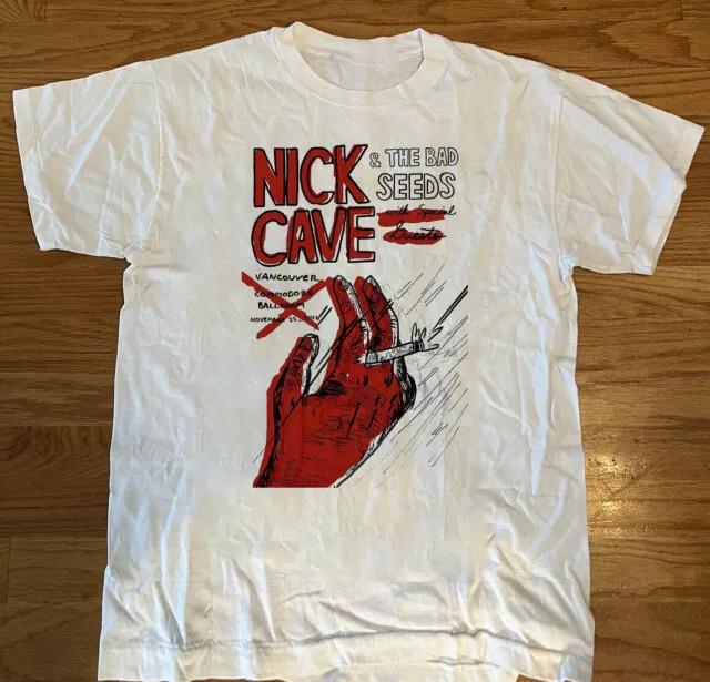Nick Cave And The Bad Seeds Live In Vancouver T Shirt Full Size S-5XL S