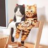 Cute Cat Hand Towels Quick Dry Soft Absorbent Microfiber Hanging Washcloths Face Towels For Bathroom Kitchen Accessories