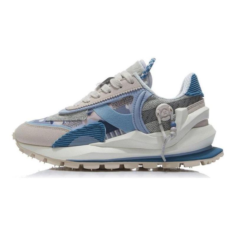 Li-Ning Eternal Women s Low-Top Running Shoes Light Gray Blue AGCR058-8 37.5