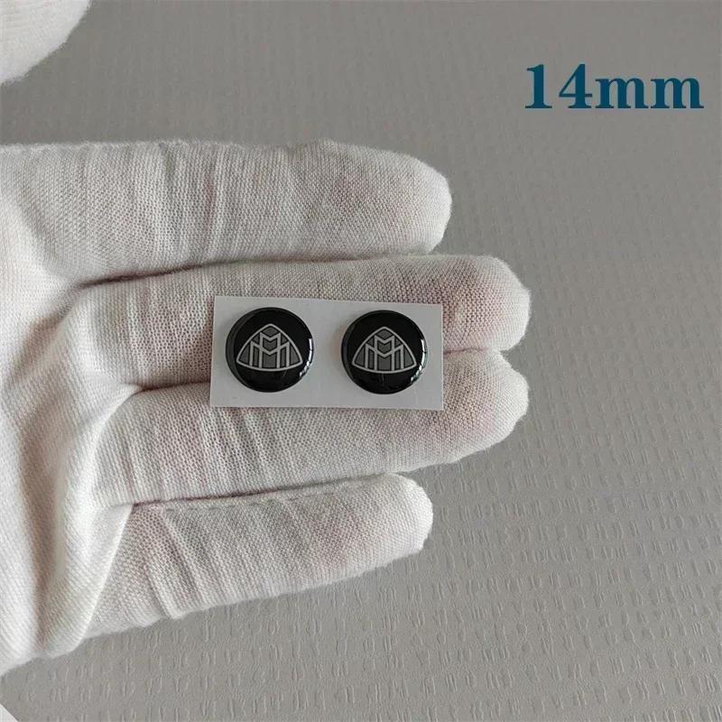 

Car Key Brabus Emblem Auto Control Keychain Sticker Accessories For Mercedes Benz AMG Smart Maybach W204 GLC CLA GLK W205 W203 2Pcs