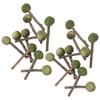 20pcs Rabbit Chewing Sticks Wooden Grass Ball Teeth Grinding Small Pet Biting Sticks for Hamsters Guinea Pigs