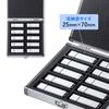 Sanwa Supply USB Flash Memory Case 10 Flash Silver (Holds Drives) FC-UFD1N