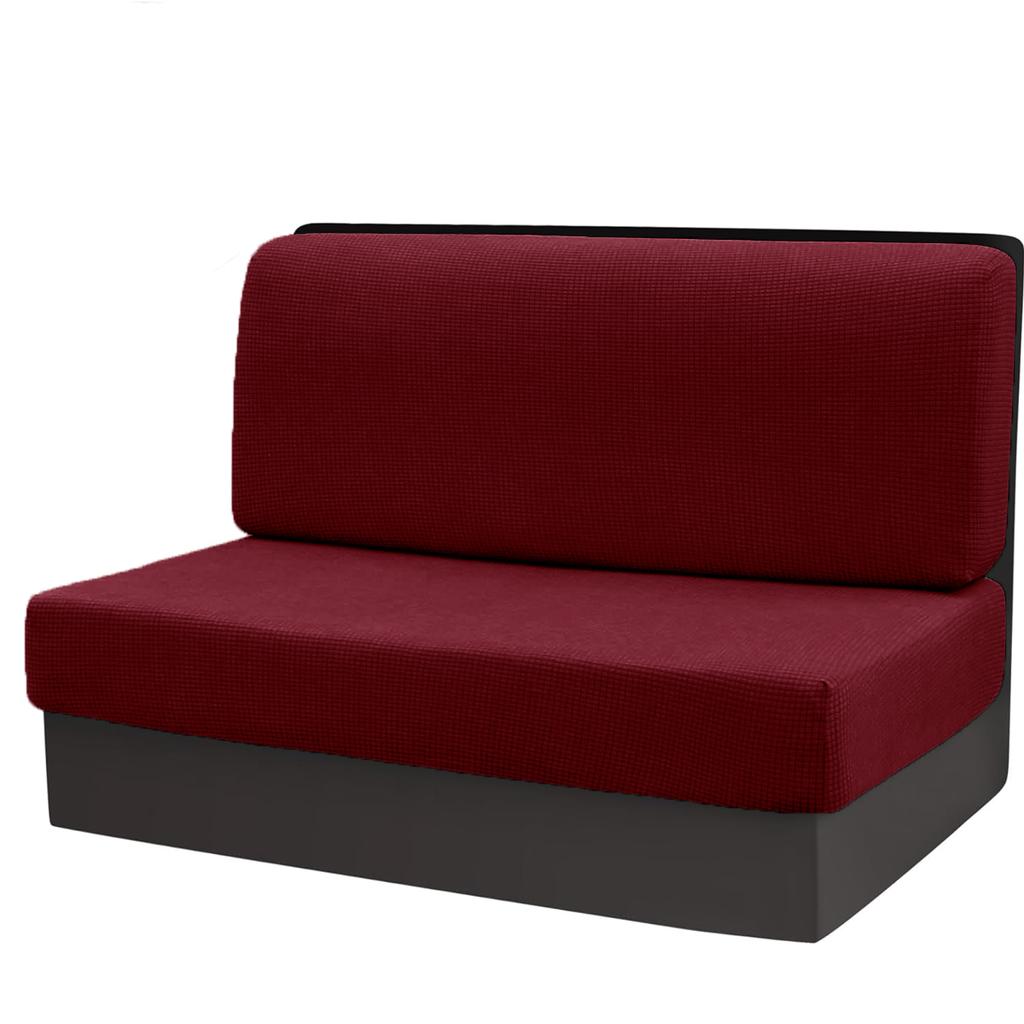 Housse de coussin pour dinette de camping-car, housse de siège de cabine de camping-car, housse de canapé pour banc de voiture de camping-car, 1 housse de dossier et 1 housse de banc