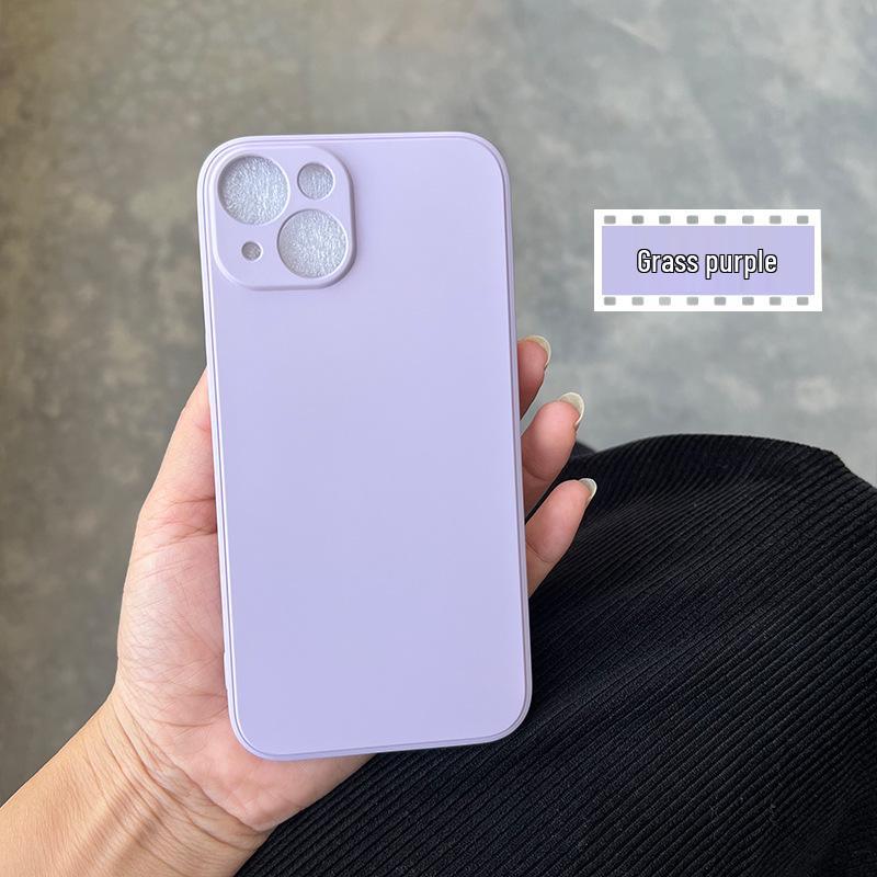 iPhone 12 Liquid Silicone Soft Case - Fits iPhone 13, 14, 16 Pro Max, Velvet Lining, Protective Shell.