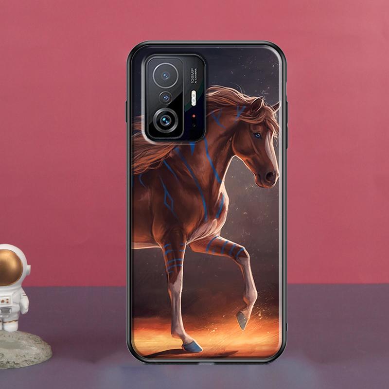 ציור חיה סוס עבור POCO X5 X3 F5 Pro X4 F4 GT M5s C40 F3 כיסוי עבור Xiaomi 13 Lite 12 11T 12T Pro 12X