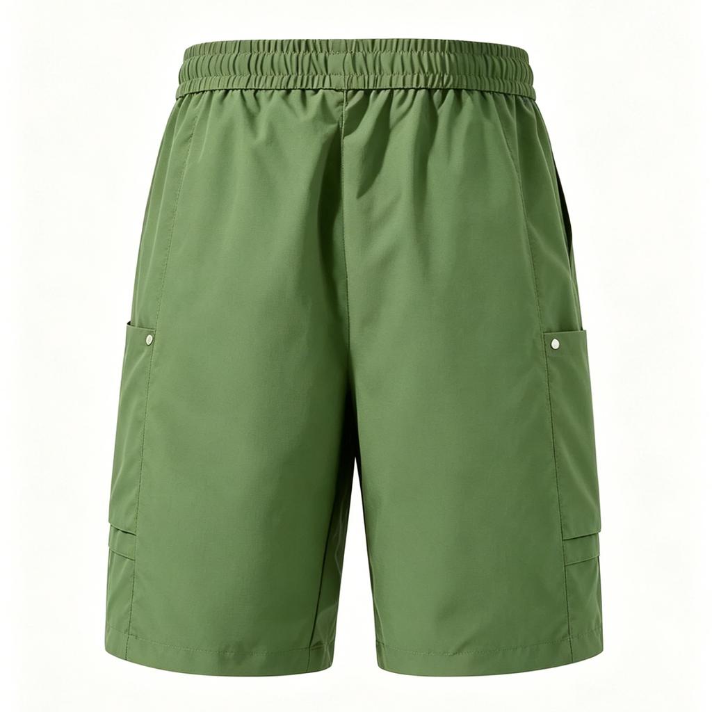Women’s Summer Loose Fit Drawstring Waist Cargo Shorts with Pockets for Hiking Travel Casual Relaxed Wide Leg Design